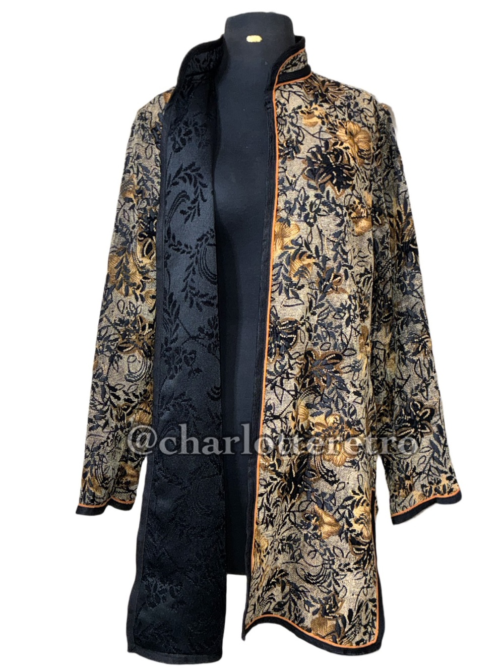 Reversible Tapestry Coat